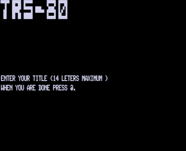 Screen shot